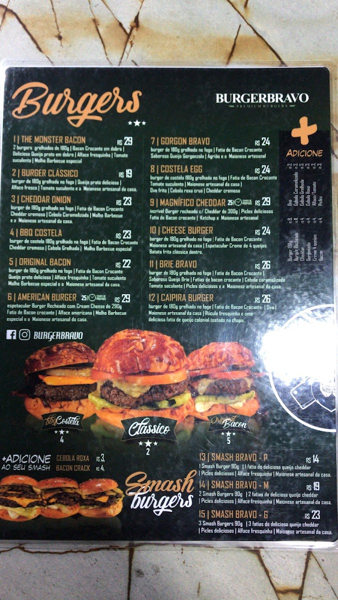 Menu Burgerbravo - Itoupava Central-1