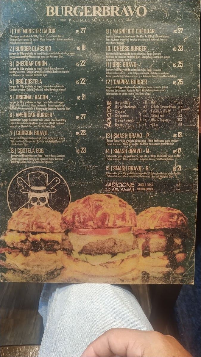 Menu Burgerbravo - Itoupava Central-2