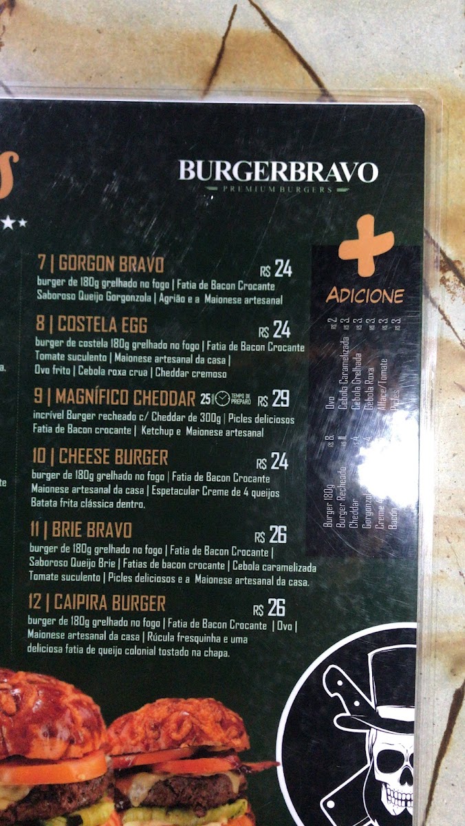 Menu Burgerbravo - Itoupava Central-3